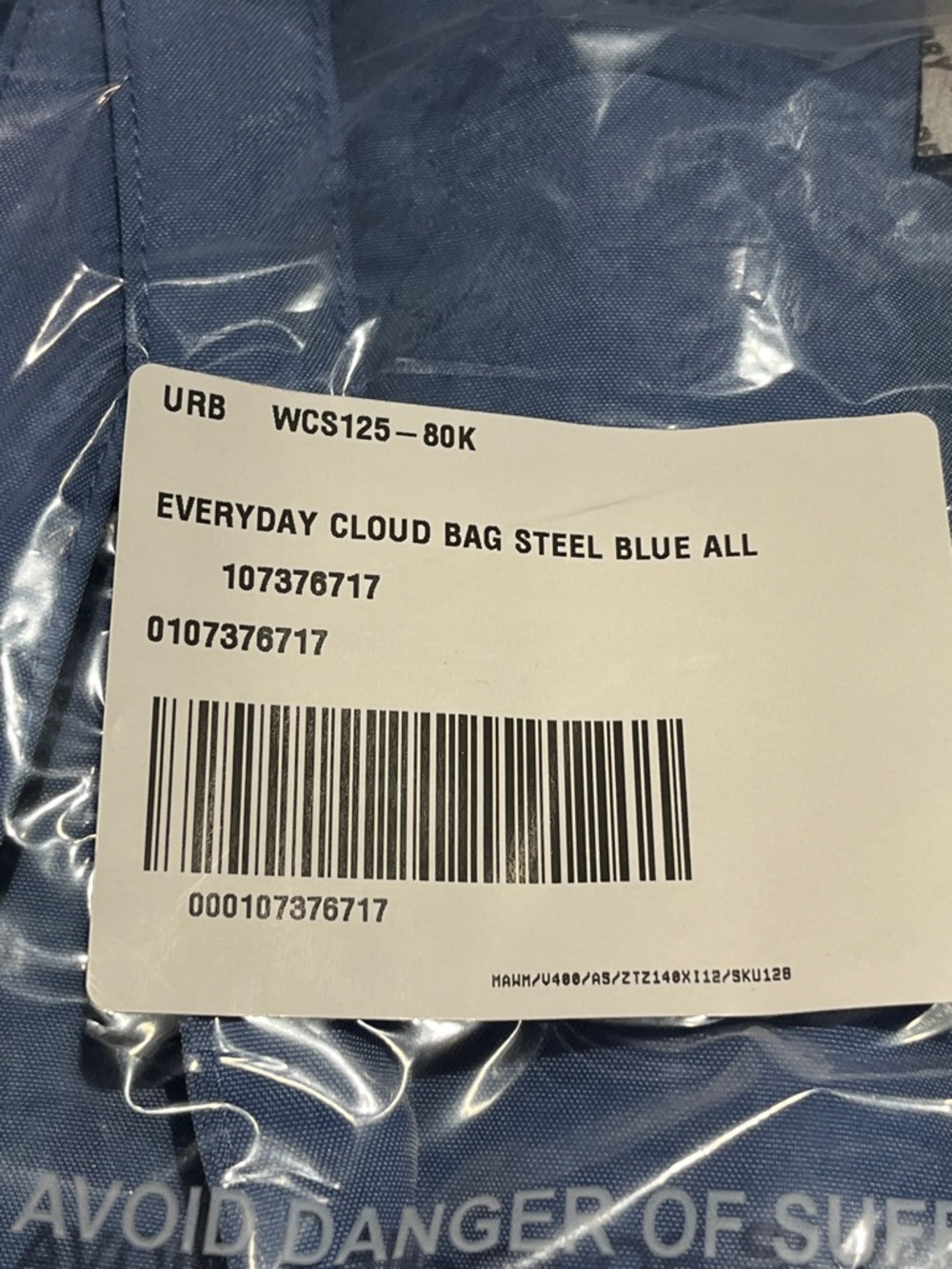 BAGGU Everyday Cloud Bag In Steel Blue - Picture 6 of 7